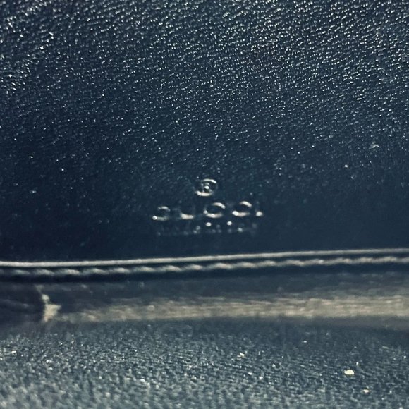 GUCCI Gucci GG Black Zip Around Wallet - Picture 4 of 5